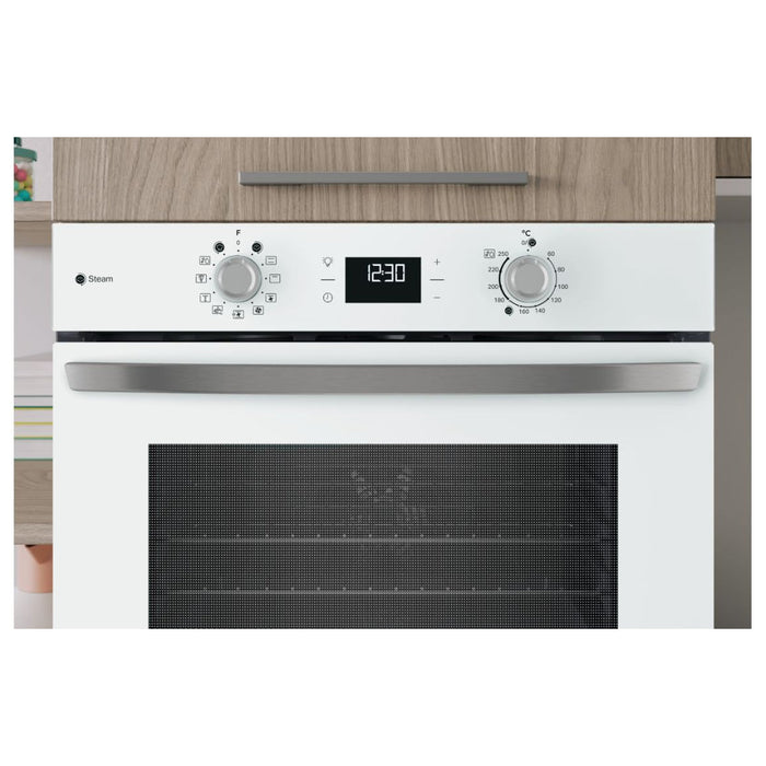 Indesit IO 258HS W UK Single Electric Oven - White Image 2
