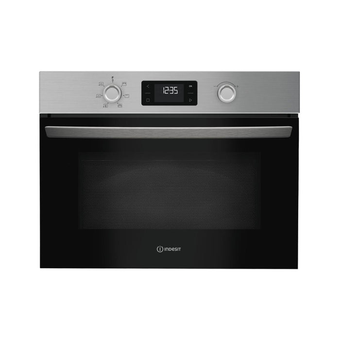 Indesit IP 252R XUK B/I 900W Microwave & Grill - St/Steel Image 1