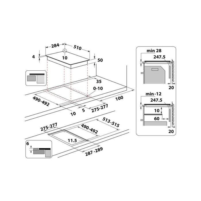 Indesit IS 19Q30 NE 30cm Induction Hob - Black Image 7