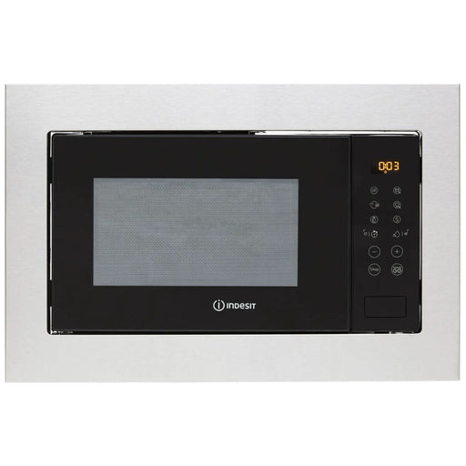Indesit MWI125GXUK B/I 900W Microwave & Grill - St/Steel Image 1
