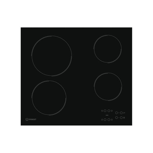 Indesit RI 161 C 60cm Ceramic Hob - Black Image 1