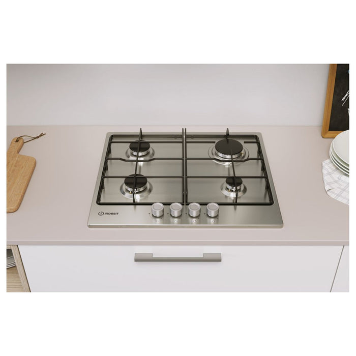Indesit THP 642 IX/I 1 60cm Gas Hob - St/Steel Image 4