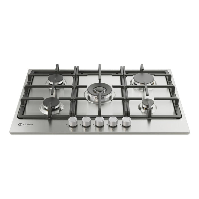 Indesit THP 751 W/IX/I 1 75cm Gas Hob - St/Steel Image 2