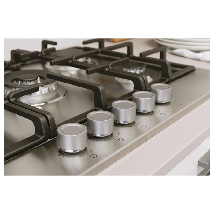 Indesit THP 751 W/IX/I 1 75cm Gas Hob - St/Steel Image 3