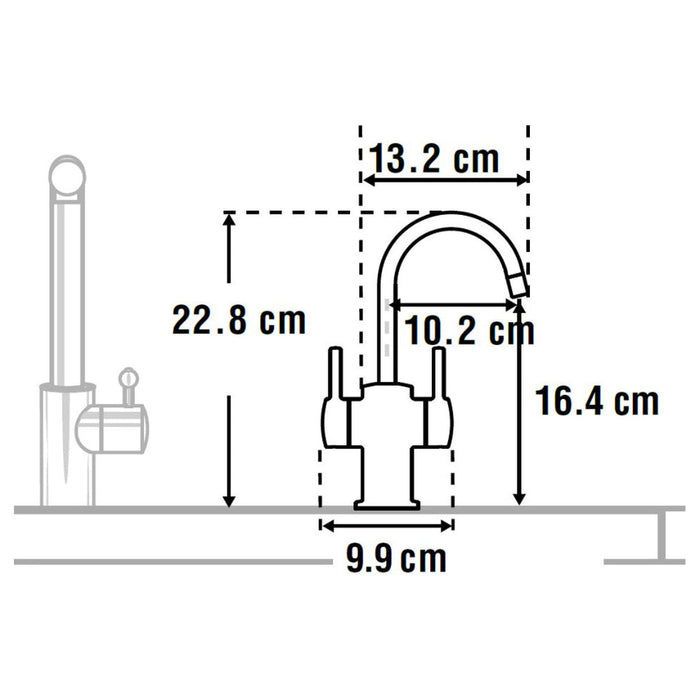 InSinkErator FHC3010 Hot/Cold Water Mixer Tap & Tank Image 4