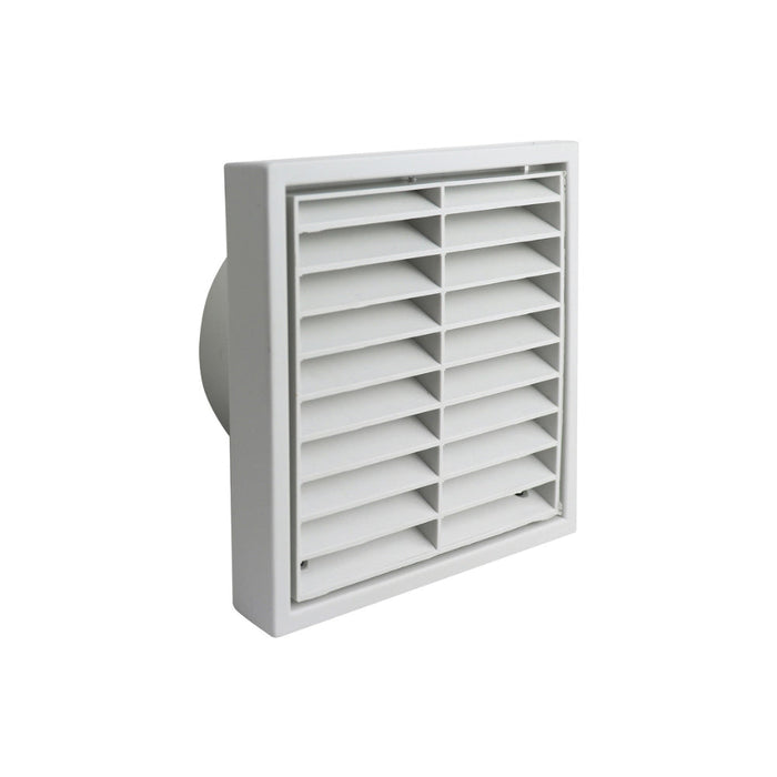 Manrose Fixed Louvre Grille - White