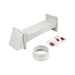 Manrose 100mm Rectangular Tumble Dryer Kit - White Image 1