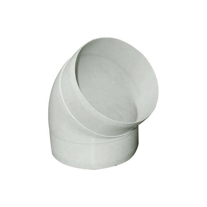 Manrose Round 45&deg; Pipe Bend - White