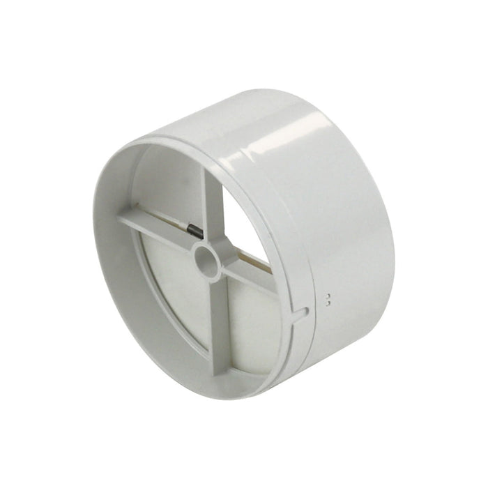 Manrose In-Line Backdraught Shutter - White