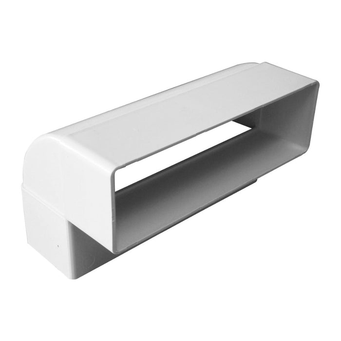 Manrose Rectangular Vertical 90&deg; Bend - White