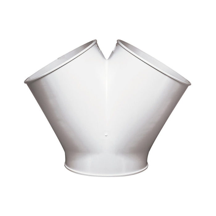 Manrose Round Y-Piece Connector - White