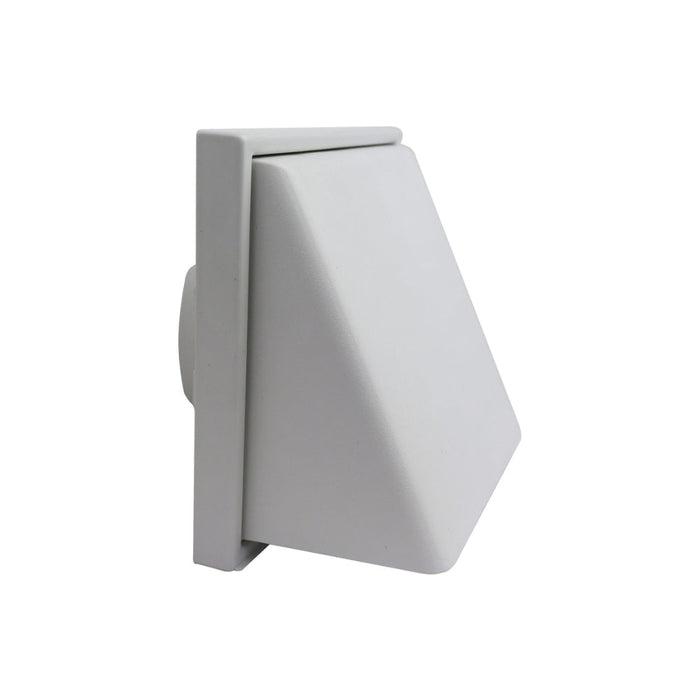 Manrose Weather Proof Cowled Wall Outlet - White