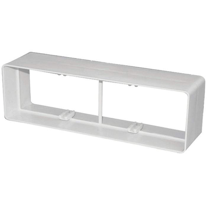 Manrose Flat Channel Connector - White