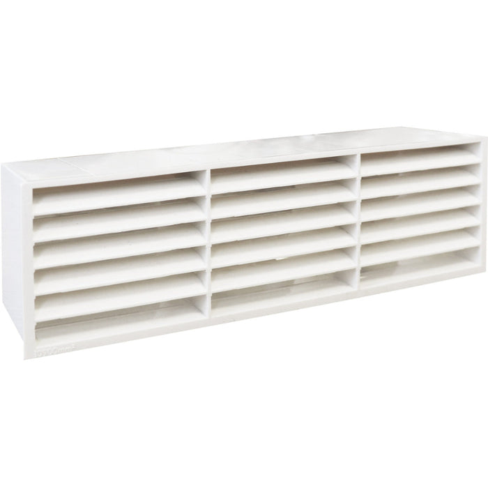 Manrose 204 x 60mm Slimline Airbrick Low Resistance - White Image 1