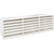 Manrose 204 x 60mm Slimline Airbrick Low Resistance - White Image 1
