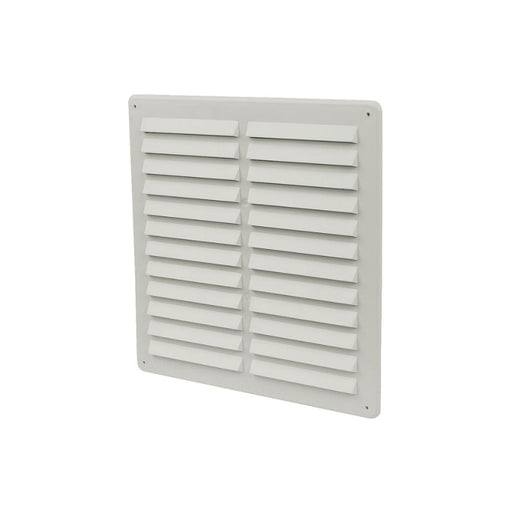 Manrose 250mm Fixed Louvre Vent - White Image 1