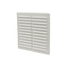 Manrose 250mm Fixed Louvre Vent - White Image 1