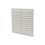 Manrose 250mm Fixed Louvre Vent - White Image 1