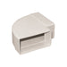 Manrose Rectangular Horizontal 90&deg; Bend - White Image 1