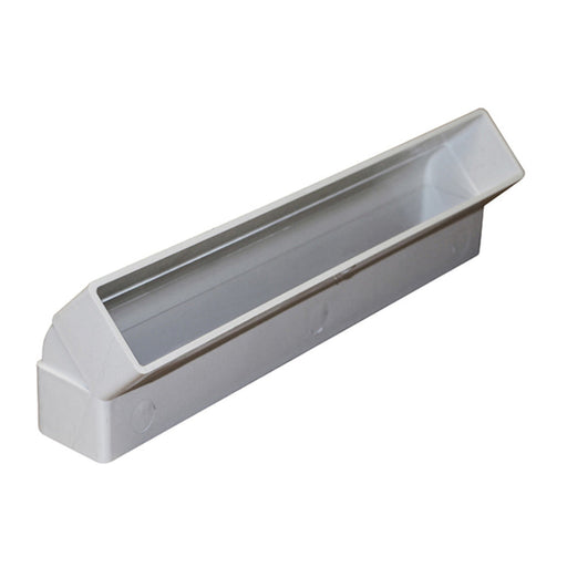 Manrose Rectangular Vertical 45&deg; Bend - White Image 1