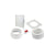 Manrose Round Hose Gravity Kit (1m) - White Image 1