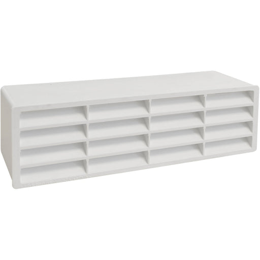 Manrose Slimline Airbrick Horizontal Louvre - White Image 1