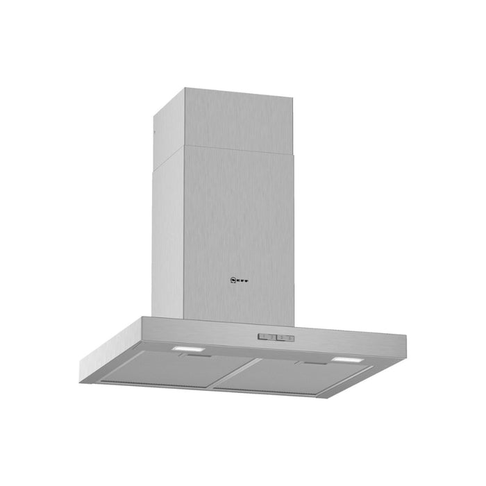 Neff N30 D62BBC0N0B 60cm T-Shape Box Chimney Hood - St/Steel Image 1