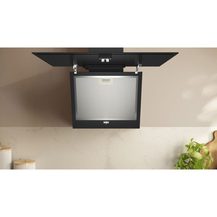 Neff N30 D83IDK1S0B Angled Chimney Hood - Black Glass Image 10
