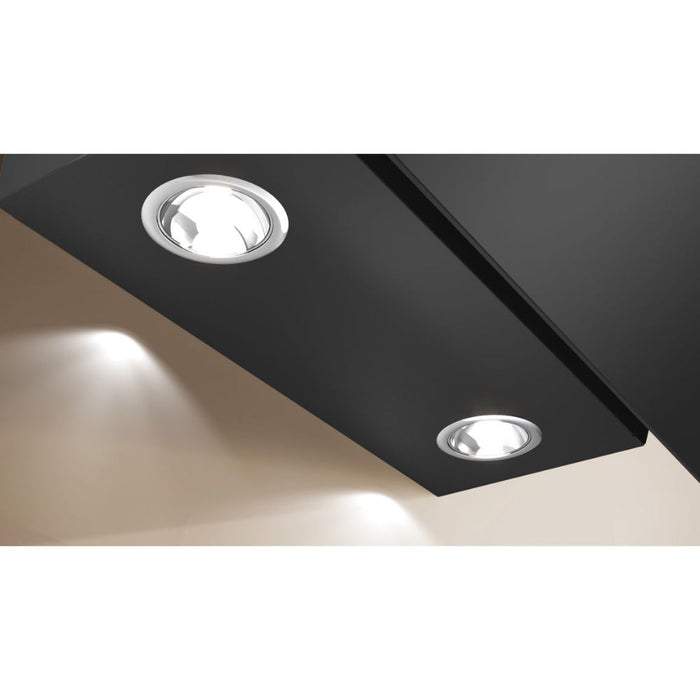 Neff N30 D83IDK1S0B Angled Chimney Hood - Black Glass Image 3