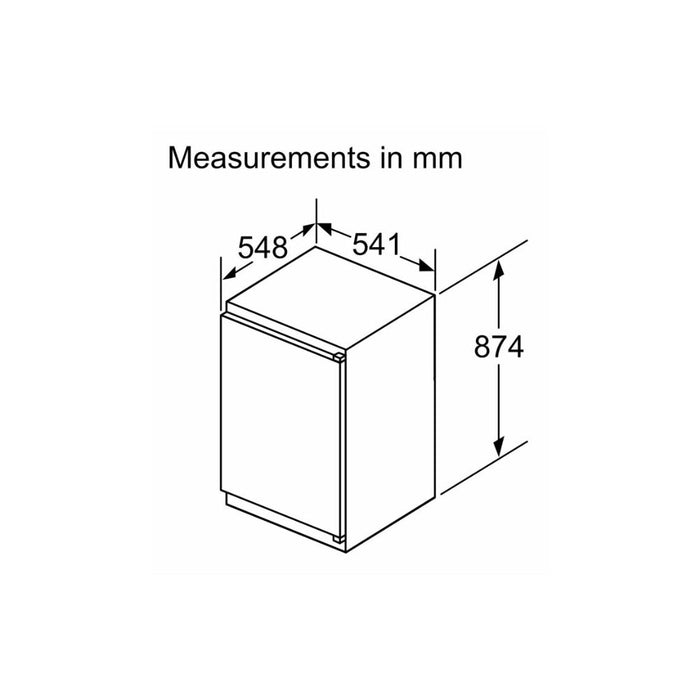 Neff N30 KI1211SE0 B/I Larder Fridge Image 5