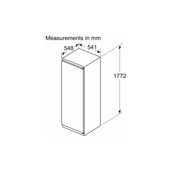 Neff N30 KI1811SE0G B/I Tall Larder Fridge Image 5