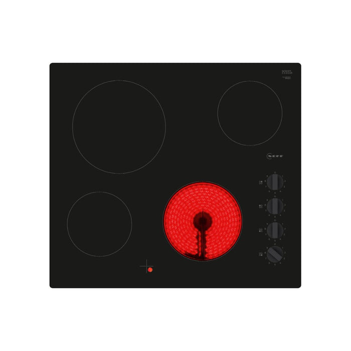 Neff N30 T16NKE0L 60cm Ceramic Hob - Black Image 1