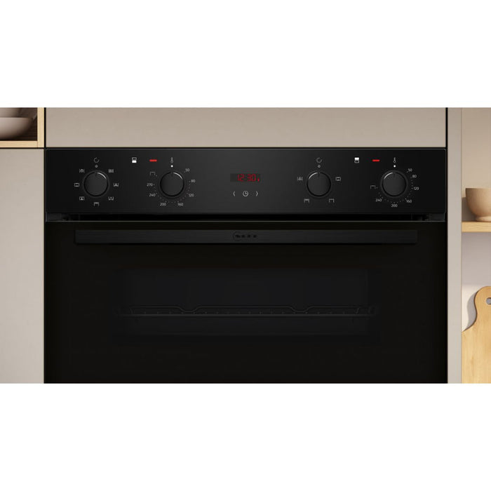 Neff N30 U1DCC0AK3B Double Electric Oven - Black Image 2