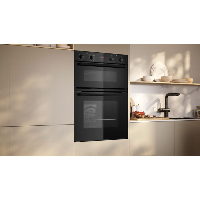 Neff N30 U1DCC0AK3B Double Electric Oven - Black Image 5