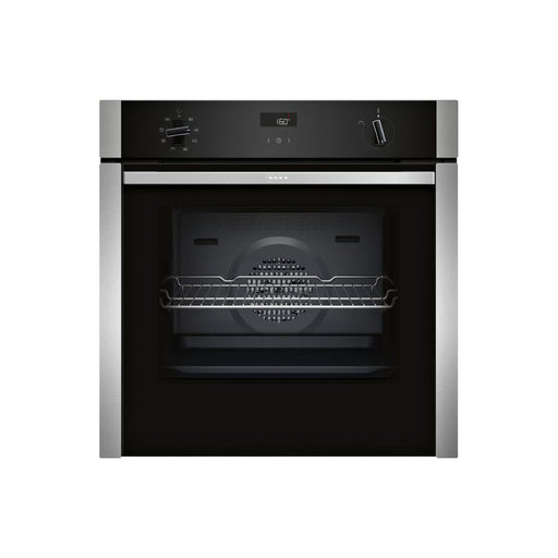 Neff N50 B4ACF1AN3B Single Slide&Hide Electric Oven - St/Steel Image 1