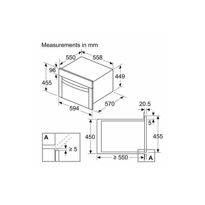 Neff N50 C1AMG84G1B B/I 900W Combination Microwave Image 7