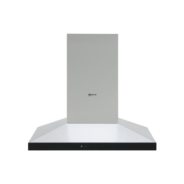Neff N50 D64QFM1N0B Slim Pyramid Chimney Hood - St/Steel Image 1