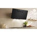 Neff N50 D85IFN1S0B 80cm Angled Chimney Hood - Black Glass Image 4