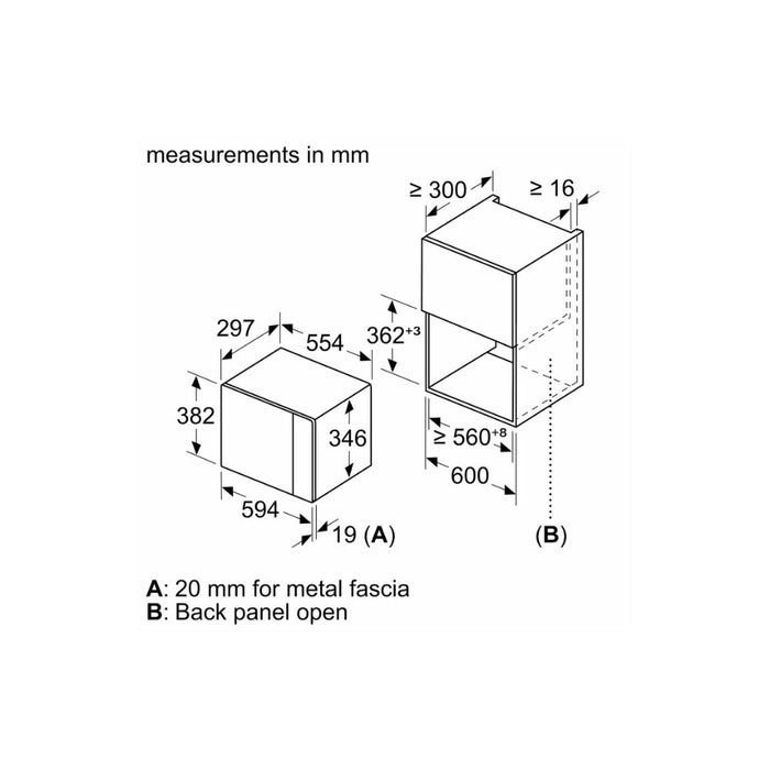 Neff N50 HLAWD23N0B B/I 800W Microwave Image 3