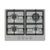 Neff N50 T26GKH8N0 60cm Gas Hob - St/Steel Image 1