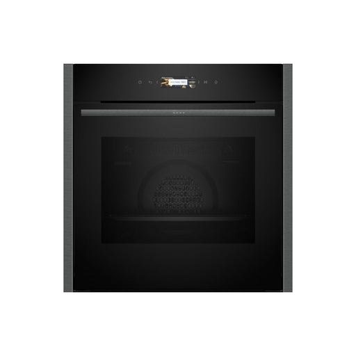 Neff N70 B24CR31G0B Single Electric Oven - Black w/Graphite Trim Image 1