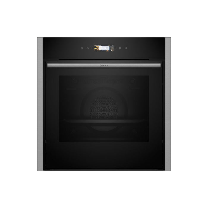 Neff N70 B24CR71G0B Single Pyrolytic Oven - Black w/Graphite Trim Image 1