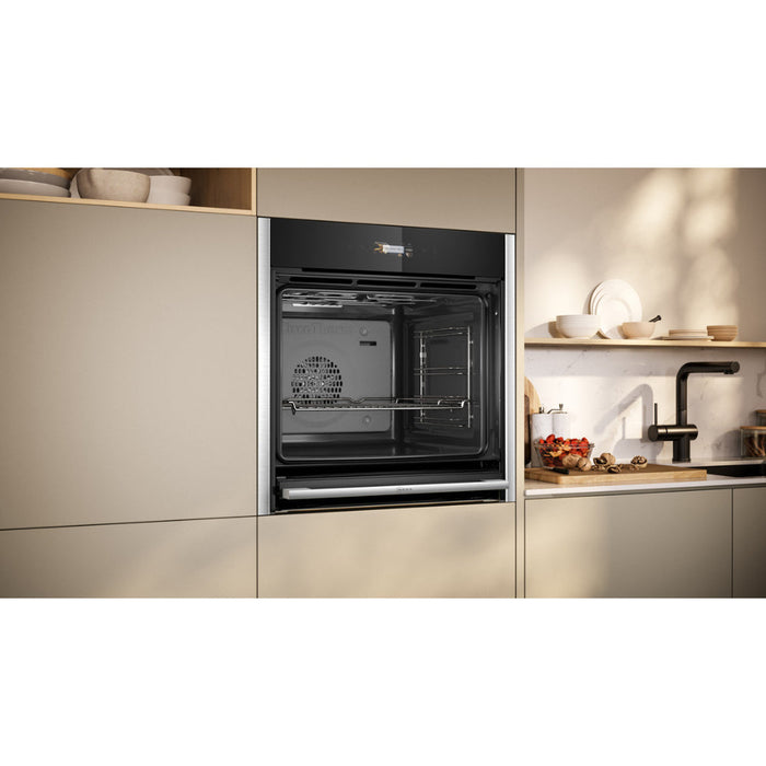 Neff N70 B54CR31G0B Single Slide & Hide Electric Oven Image 10