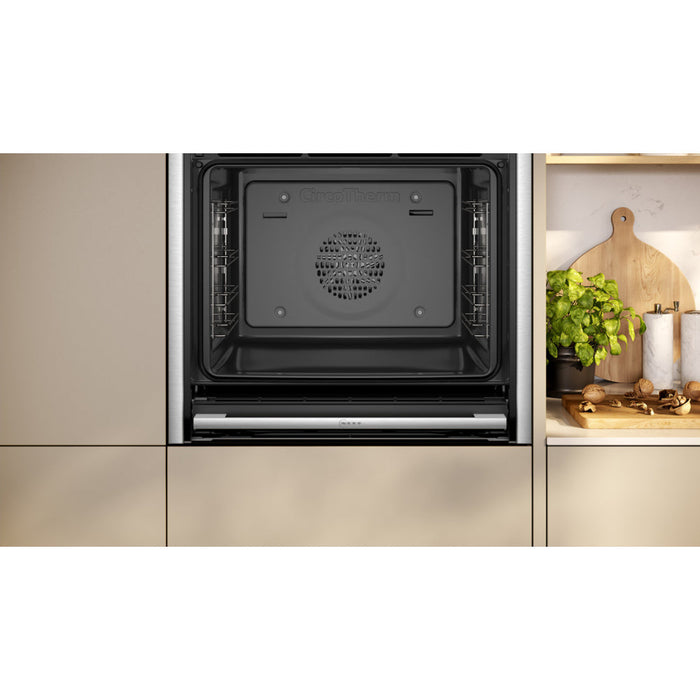 Neff N70 B54CR31G0B Single Slide & Hide Electric Oven Image 9