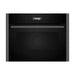 Neff N70 C24GR3XG1B B/I 1000W Compact Microwave & Grill - Black w/Graphite Trim Image 1