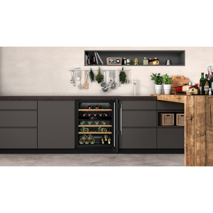 Neff N70 KU9213HG0G B/I Under Counter 60cm Wine Cooler - Black Image 3