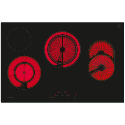 Neff N70 T18FDH9L 80cm Ceramic Hob - Black Glass Image 1