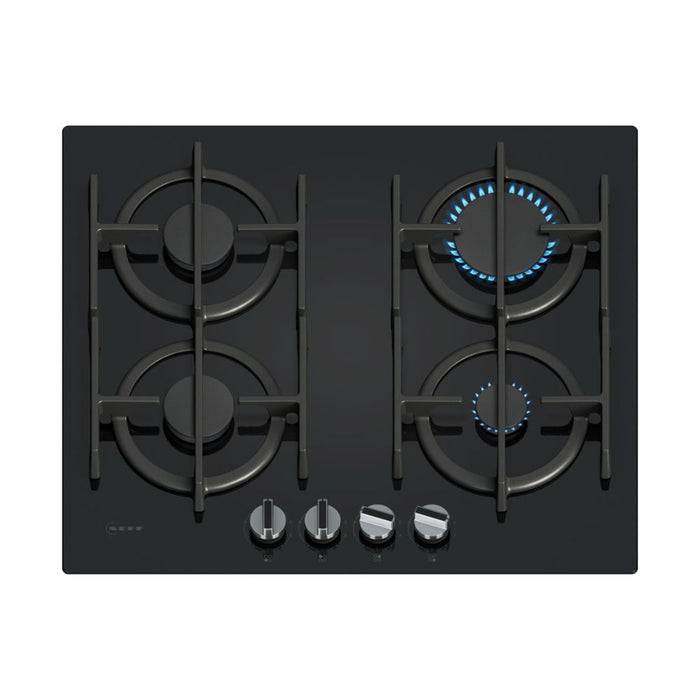 Neff N70 T26PIP4S0 60cm Gas Hob - Black Image 1