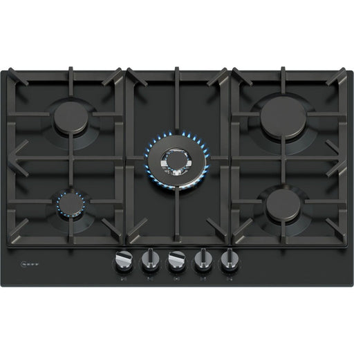 Neff N70 T27CIQ8S0 75cm Gas Hob - Black Image 1