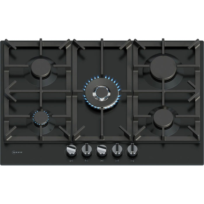 Neff N70 T27CIQ8S0 75cm Gas Hob - Black Image 1
